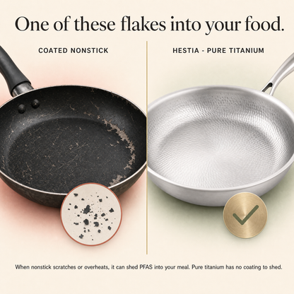 Coated nonstick versus pure titanium comparison