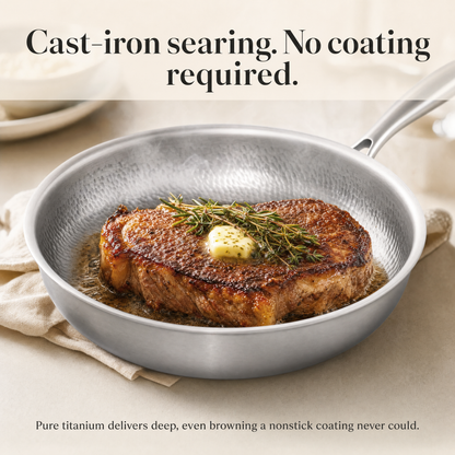 Cast-iron searing, no coating required
