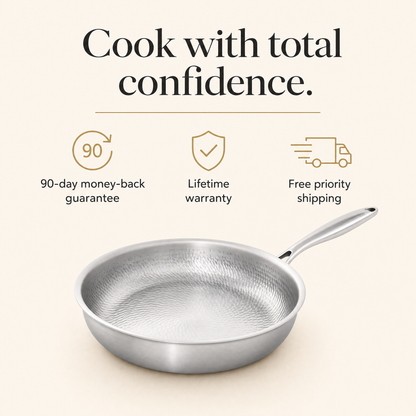Cook with total confidence, guarantee
